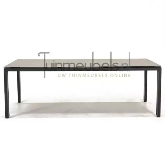 Tuintafel Goa HPL top 220 x 95 cm www.tuinmeubels.nl