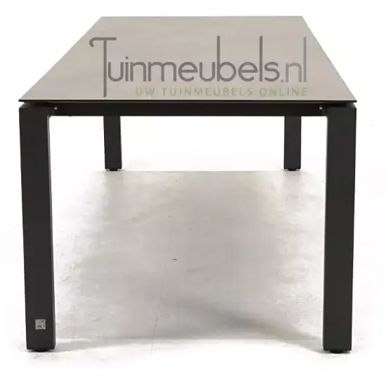 Tuintafel Goa HPL top 220 x 95 cm www.tuinmeubels.nl