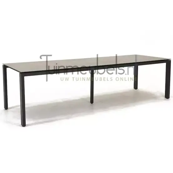 Tuintafel Goa HPL 280 x 95 cm donkergrijs