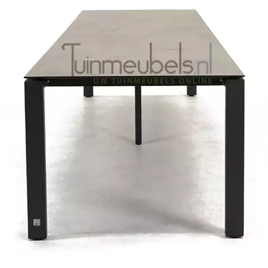 Tuintafel Goa HPL 280 x 95 cm donkergrijs