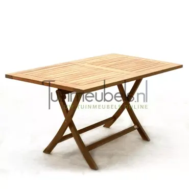 Tuintafel Milton teak - 140x80 cm