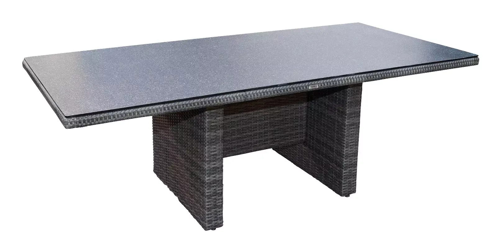 zingen mei Verdwijnen Tuintafel Monrow wicker - Double Grey - Tuinmeubels.nl