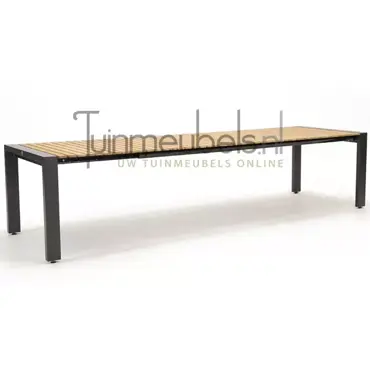 Tuintafel Rialto 329,5x100x75cm www.tuinmeubels.nl