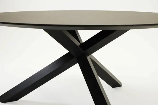 Tuintafel Rotonda 120 antraciet detail, Vita Tuinmeubelen, tuinmeubels.nl
