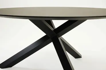 Tuintafel Rotonda 120 antraciet detail, Vita Tuinmeubelen, tuinmeubels.nl