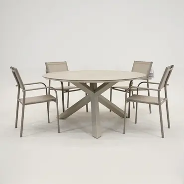 Tuintafel Rotonda 120 cm duca, Vita, tuinmeubels.nl