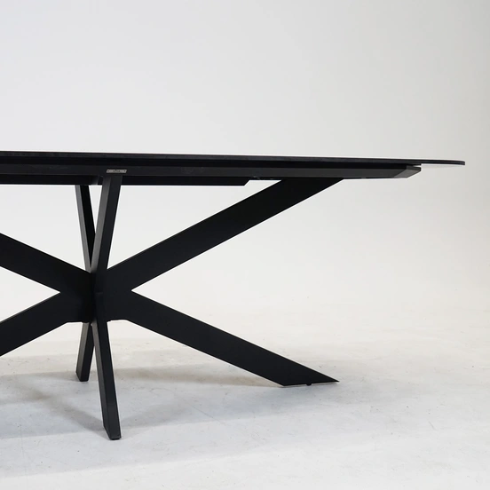 Tuintafel Salo 240x100cm keramiek detail tafelblad, Vita, tuinmeubels