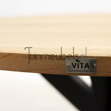 tuintafel spectral rond teak close