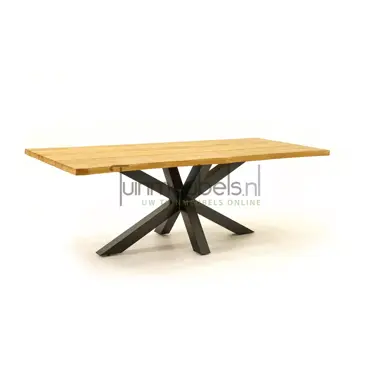 Tuintafel Spectral teak, diagonaal, 260x100x78cm