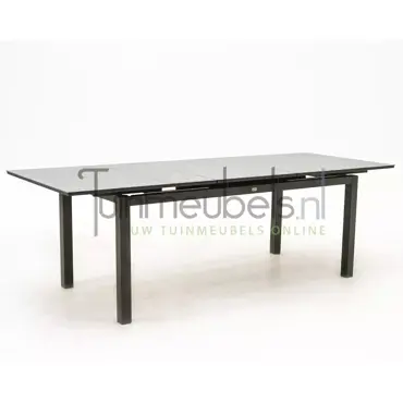 Tafel Tahaa uitgeklapt, Pro Loisirs, tuinmeubels