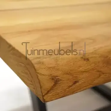 Tuintafel Universo teak 200x100x78 - close-up - tuinmeubels.nl