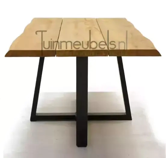 Tuintafel Universo teak 200x100x78 - voorkant - tuinmeubels.nl