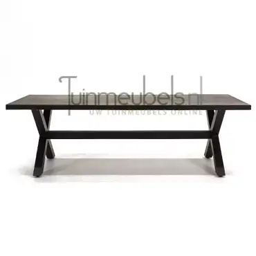 Tuintafel Vita Braga L240 cm - antraciet zij, Vita, tuinmeubels