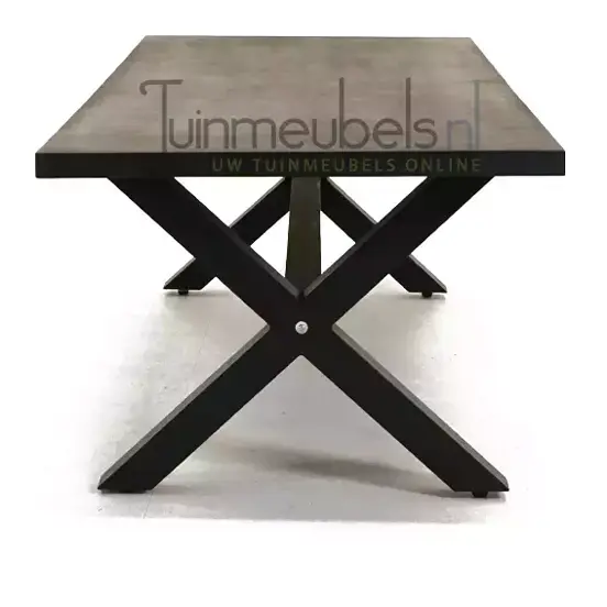 Tuintafel Vita Braga L240 cm - antraciet kop, Vita, tuinmeubels