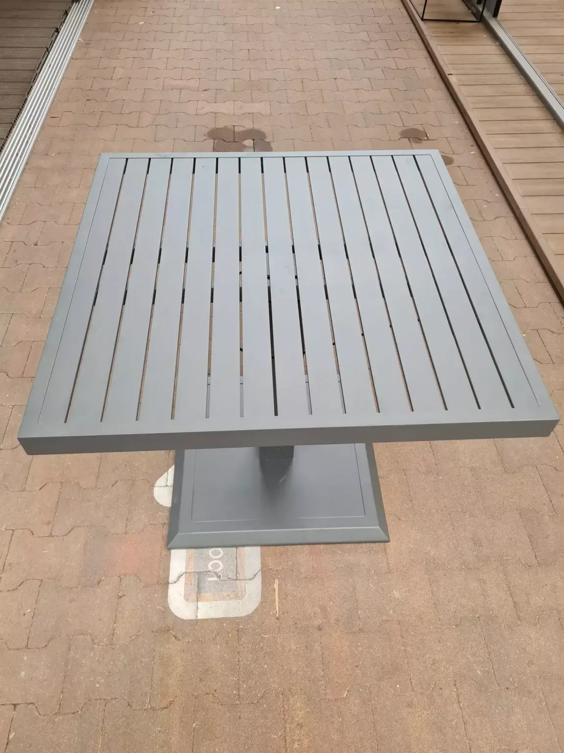 Tuintafel Vita Centro verstelbaar antraciet