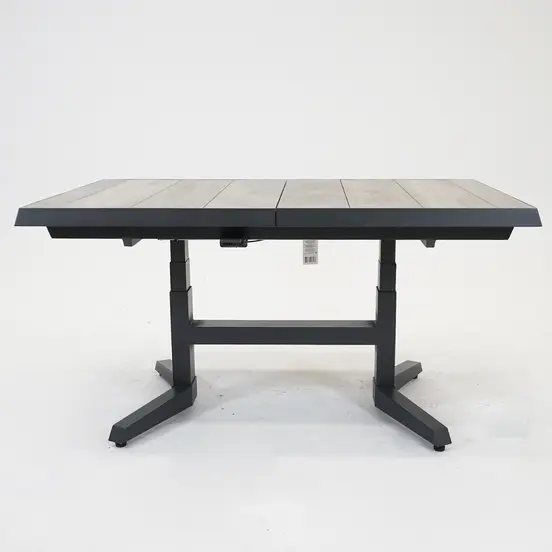 Uittrektafel verstelbaar Castilla Negro 143/183x88x54/74cm - afbeelding 1