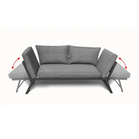 Valencia alu sofa 175/216cm taupe, Sens-Line, tuinmeubels.nl