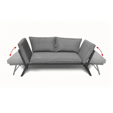 Valencia alu sofa 175/216cm taupe, Sens-Line, tuinmeubels.nl