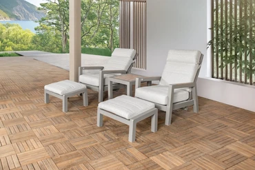 Valerie duo relax set taupe sfeer, SenS-Line, tuinmeubels.nl