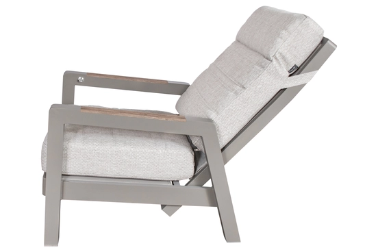 Valerie duo relax set taupe verstelbare stoel, SenS-Line, tuinmeubels.nl
