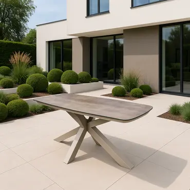 Valerio boat tafel 220cm taupe sfeer, SenS-Line, tuinmeubels.nl