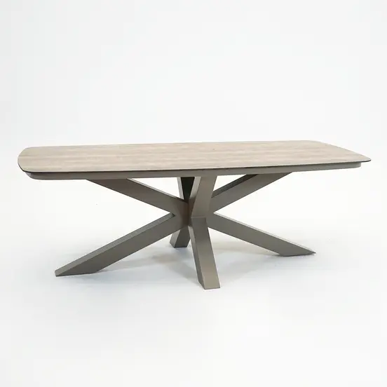 Valerio boat tafel 220cm taupe, SenS-Line, tuinmeubels.nl
