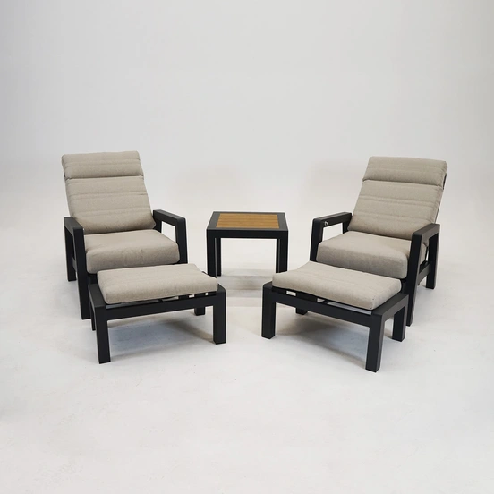 VALERIO Relax Set - Rugleunig Laag, SenS-Line, Tuinmeubels