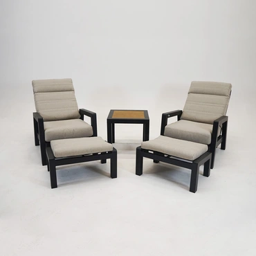 VALERIO Relax Set - Rugleunig Laag, SenS-Line, Tuinmeubels