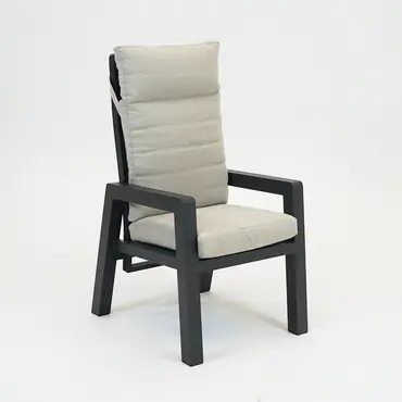 VALERIO verstelbare stoel antraciet, Sens-line, Tuinmeubels.nl