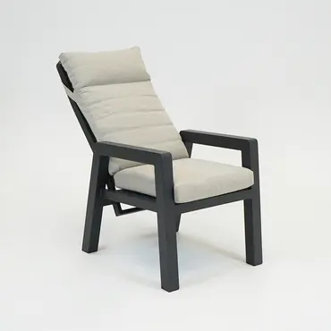 VALERIO verstelbare stoel antraciet verstelbaar, Sens-line, Tuinmeubels.nl