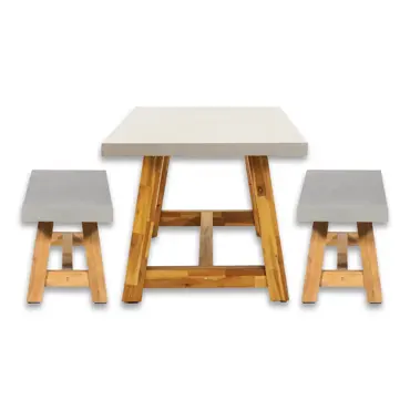 Veltis Picknickset 250 cm, Vita, Tuinmeubels