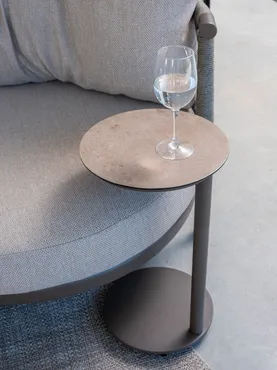 Vic bijzettafel terre met printed keramiek top 30 cm Ø (H 50) - afbeelding 3