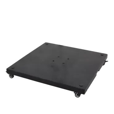 Virgoflex 3x3m grijs met verrijdbare 90kg voet parasolvoet, Lesli Living, tuinmeubels