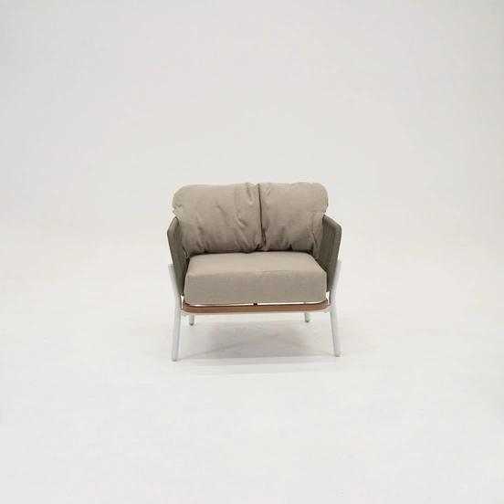 Vita Andorra loungeset 5-delig - Stoel Voorkant, Vita, Tuinmeubels