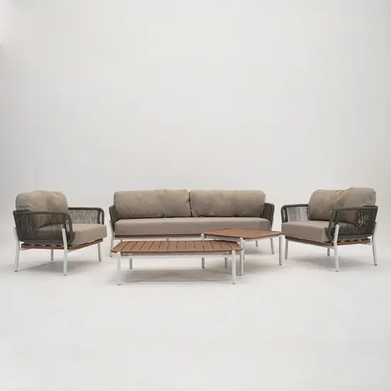 Vita Andorra loungeset 5-delig, Vita, Tuinmeubels