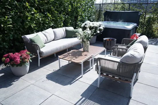 Vita Andorra loungeset 5-delig volledig, Vita, Tuinmeubels