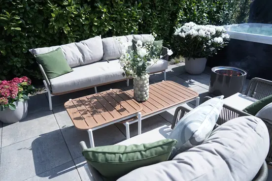 Vita Andorra loungeset 5-delig, Vita, Tuinmeubels