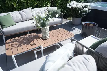 Vita Andorra loungeset 5-delig details, Vita, Tuinmeubels