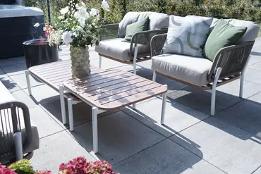 Vita Andorra loungeset 5-delig stoelen, Vita, Tuinmeubels