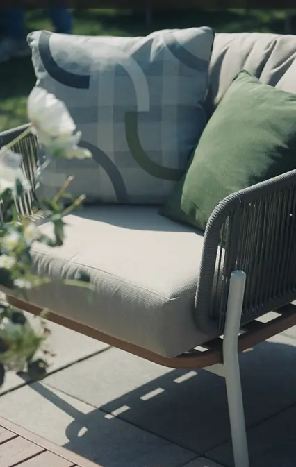 Vita Andorra loungeset 5-delig details tafel, Vita, Tuinmeubels