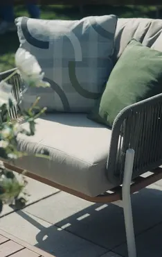 Vita Andorra loungeset 5-delig details tafel, Vita, Tuinmeubels