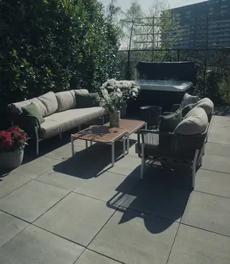 Vita Andorra loungeset 5-delig, Vita, Tuinmeubels
