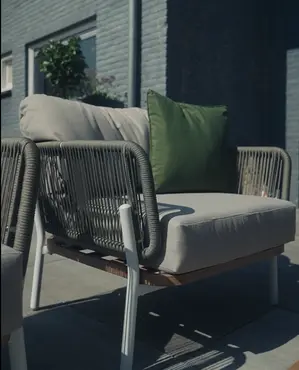 Vita Andorra loungeset 5-delig stoelen, Vita, Tuinmeubels