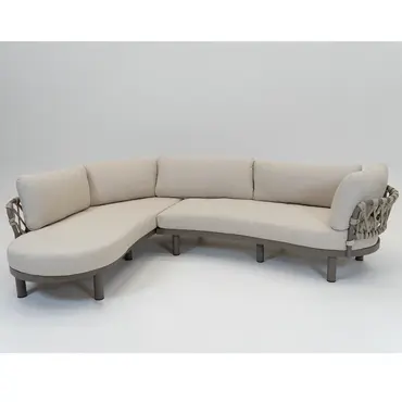 Vita Castel organische loungeset light terre