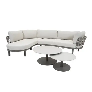 Vita Castel organische loungeset light terre - afbeelding 7