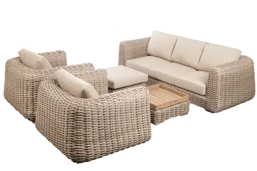 Vita Chuncky loungebank natural, Vita, tuinmeubels.nl