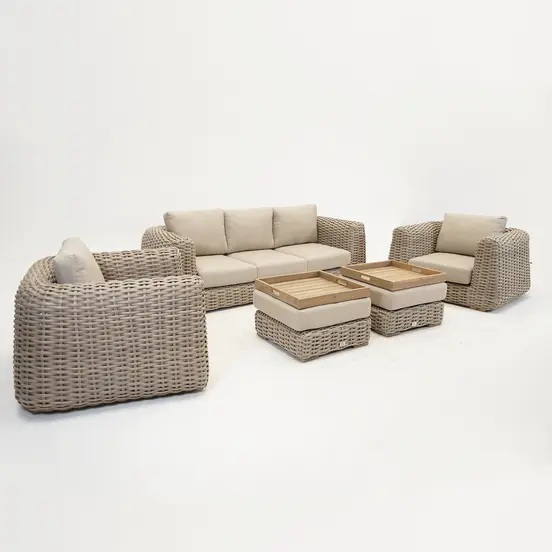 Vita Chuncky loungeset schuin, Vita, tuinmeubels.nl