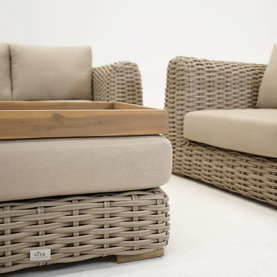 Vita Chuncky loungeset hocker, Vita, tuinmeubels.nl
