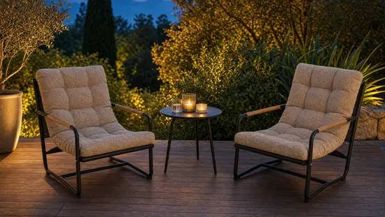 Vita Como loungestoel + bijzettafel - afbeelding 8