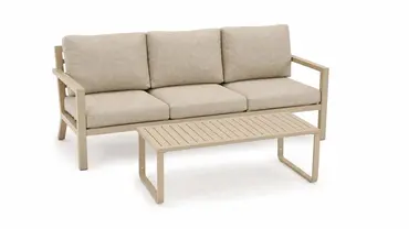 Vita Emerson loungeset beige 4-delig set, Vita, tuinmeubels